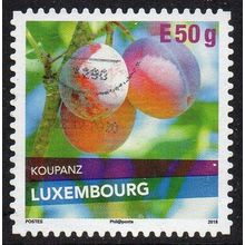 Luxembourg 2018 Plum Varieties of Luxembourg - Koupanz E50g Used