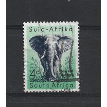 SouthAfrica.SG156 4d African Elephant.Fine Used.Aug25e