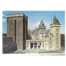 PAU CASTLE vintage unused postcard /