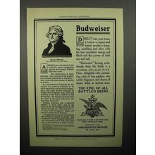 1908 Budweiser Beer Ad - Thomas Jefferson
