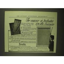 1908 Brenlin Window Shades Ad - Name is Perforated
