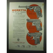 1960 Beretta Jaguar Plinker, Minx M2, Panther Pistol Ad