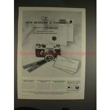 1960 Beseler C Topcon Camera Ad - Proof of Precision!!