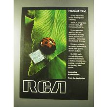 1975 RCA Integrated Circuit Ad - Piece of Mind