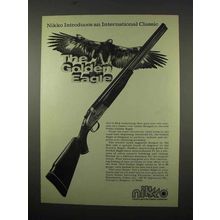 1975 Nikko Golden Eagle Shotgun Ad - Classic