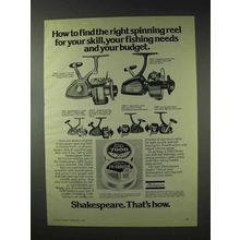 1976 Shakespeare Reels Ad - 2410, 2510, 2400, 2210 II