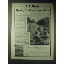 1989 L.L. Bean Ad - Quality you can depend on