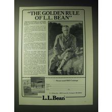 1989 L.L. Bean Ad - The Golden Rule of L.L. Bean