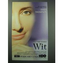2001 Wit HBO Movie Ad - Emma Thompson