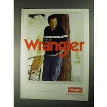 2001 Wrangler Jeans Ad - As Real As Wrangler
