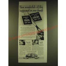 1939 Vicks VapoRub Ad - How wonderful - if this happened in your family