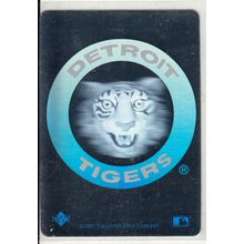 1991 Upper Deck baseball Detroit Tigers Hologram Logo