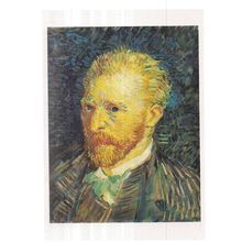 SELF-POTRAIT 1887 by Vincent Van Gogh unused postcard