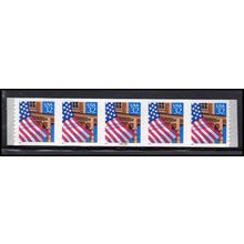 2915A 32c U.S. Flag Over Porch Fine MNH PNC 55555A/5 P/UL PA3592
