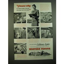 1956 Western Pacific Railroad Advertisement - I know why
