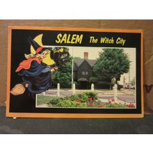 THE WITCH HOUSE, SALEM, MASSACHUSETTS, USA used postcard 1984 pm =