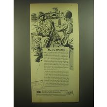1945 Pitney-Bowes Postage Meter Ad - Me, I'm married