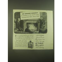 1945 J.B. Williams Aqua Velva After Shave Ad - An urgent request to members