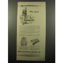 1950 Abercrombie & Fitch Ad - Sport Coat, Gabardine Trousers; Sleeveless Sport