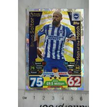 2017/18 Match Attax 384 Man of the Match, Bruno Saltor, Brighton & Hove