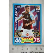 2017/18 Match Attax 358 Marko Arnautovic, West Ham United