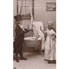 Child In The Greatest Showman Circus Suit Fancy Dress Old Postcard