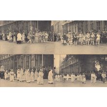 Bruges Procession De Sang Sang 4x Antique Postcard s