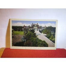 TOMB OF AKBER THE GREAT, ALLAS SIKANDRA, AGRA , INDIA. unused vintage postcard =