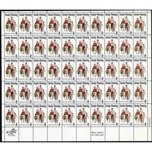 1455a, MNH 8¢ Yellow Color Omitted Error Complete Sheet With PFC - Stuart Katz