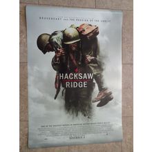Hacksaw Ridge - Movie Poster with Andrew Garfield as Desmond Doss & Luke Bracey