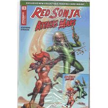 RED SONJA ATTACKS MARS # 03 VARIANT / promo card (2025)