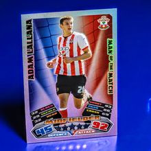 Match Attax Championship 11/12 Man Of The Match Adam Lallana #286 Southampton