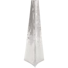 Deco 79 Stainless Steel Metal Decorative Vase Hammered Centerpiece Vase, Flower