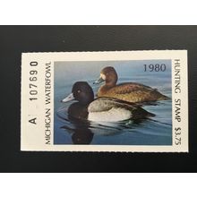 ICOLLECTZONE US Michigan 1980 MI5 Single Duck Stamp VF NH