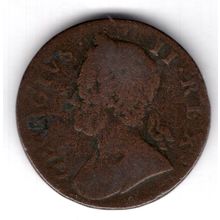 Great Britain. George II. Halfpenny 1751. dy13040