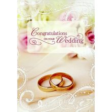 Congratulations On Your Wedding - Wedding Greeting Card - 4243