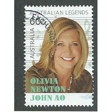 AUS 2013 60c 'AUSTRALIAN LEGENDS- OLIVIA NEWTON JOHN' FINE USED (EBID37-824)
