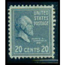 Used 825 20c James Garfield Fine M08777
