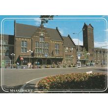 Maastricht Holland Railway Station Postcard