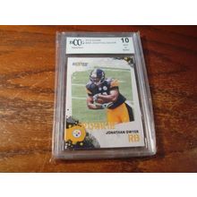 2010 Panini Score, Graded Mint 10, JONATHAN DWYER Rc, Steelers