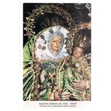 NUESTRA SENORA DEL PINO - TEROR, GRAN CANARIA unused vintage postcard =