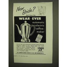 1954 Wear-Ever Automatic Electric Coffee-Maker Ad