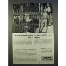 1955 Sinclair Oil Ad - The Home of the Egret