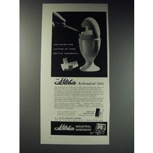 1963 S.S. White Industrial Airbrasive Unit Ad - For super-fine cutting