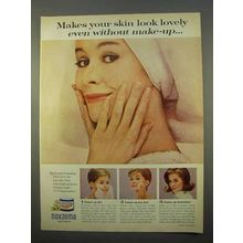 1963 Noxzema Skin Cream Ad - Makes Skin Lovely