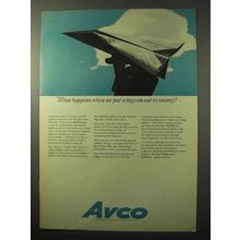1964 Avco Lycoming Aircraft Engines Ad - Wings Economy