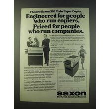 1979 Saxon 302 Copier Ad - Engineered for People