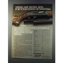 1981 Remington Model 1100 Shotgun Ad - Your Hunting