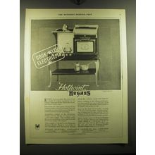 1921 Edison Electric Hotpoint Hughes Electric Ranges Ad - Cook with electricity