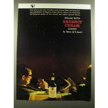 1964 Grants Regency Cream Sherry Ad - Now time is your own